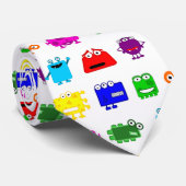 かわいい漫画モンスター ネクタイ (ロール)