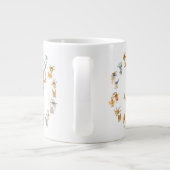 かわいい漫画ヤギのマンダラジャンボマグ ジャンボコーヒーマグカップ (裏面)