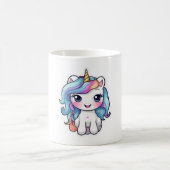 かわいい漫画ユニコーン4 コーヒーマグカップ (中央)