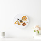 かわいい漫画ライオンズのパレードの壁時計 ラウンド壁時計 (ホーム)