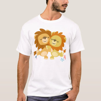 かわいい漫画ライオンズタンゴの子どもTシャツ Tシャツ