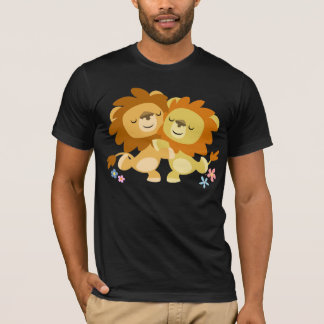 かわいい漫画ライオンズタンゴTシャツ2枚 Tシャツ