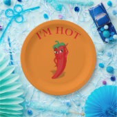 かわいい漫画レッドホットペッパーDiva ペーパープレート (パーティー)