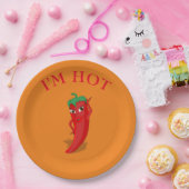 かわいい漫画レッドホットペッパーDiva ペーパープレート (パーティー)