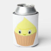かわいい漫画レモンカップケーキ 缶クーラー (缶正面)