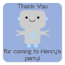 かわいい漫画ロボットありがとう