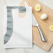 かわいい漫画子猫 キッチンタオル (四つ折り)