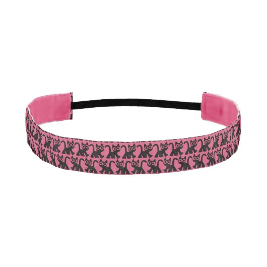 かわいい漫画家キャットヘッドバンド アスレチックヘッドバンド (正面)