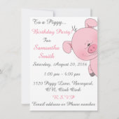 かわいい漫画家 招待状 (裏面)