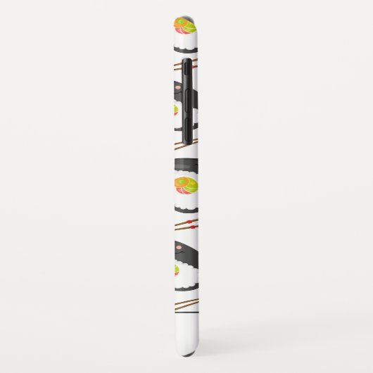 かわいい漫画寿司パターン Case-Mate iPhoneケース (裏面/左)