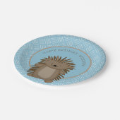 かわいい漫画山嵐子供の誕生日パーティー ペーパープレート (アングル)