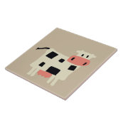 かわいい漫画牛 タイル (側面)