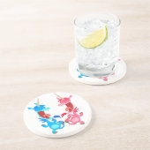 かわいい漫画踊りユニコーンコースター コースター (側面)