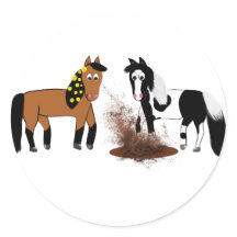 かわいい漫画遊の馬