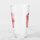 かわいい漫画運豚の子豚 タンブラーグラス (左)