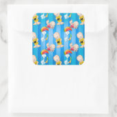 かわいい漫画 スクエアシール (バッグ)