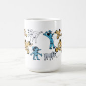 かわいい漫画。Tシャツ コーヒーマグカップ (中央)