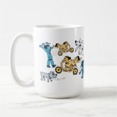 かわいい漫画。Tシャツ コーヒーマグカップ (左)