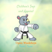 かわいい漫画rhinoカンフー漫画 ウィンドウサイン (シート3)