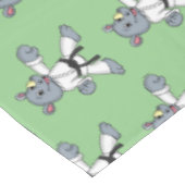 かわいい漫画rhinoカンフー漫画 テーブルクロス (アングル)