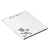 かわいい漫画rhinoカンフー漫画 ノートパッド (アングル)