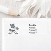 かわいい漫画rhinoカンフー漫画 ラベル (インサイチュ)