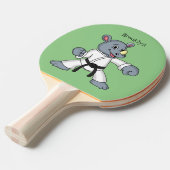かわいい漫画rhinoカンフー漫画 卓球ラケット (正面アングル)