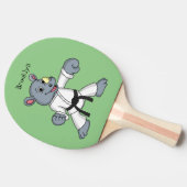 かわいい漫画rhinoカンフー漫画 卓球ラケット (横)