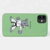 かわいい漫画rhinoカンフー漫画 Case-Mate iPhoneケース (裏面(横))