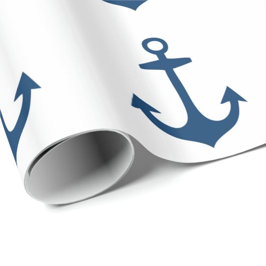 かわいい濃紺の航海のな刺激を受けた ラッピングペーパー (ロールコーナー)