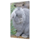 かわいい灰色のウサギ クリップボード (左)