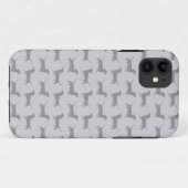 かわいい灰色のダックスフント犬パターンiPhone 5の箱 Case-Mate iPhoneケース (裏面(横))