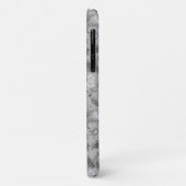 かわいい灰色の花柄 Case-Mate iPhoneケース (裏面/左)