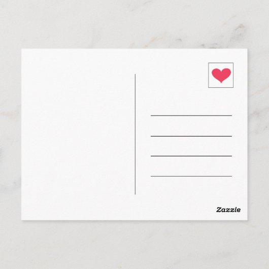 かわいい灰色の誕生日おめでとう 鶏たちから ポストカード (裏面)