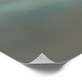 かわいい灰色の黒猫が眠る ポスター (角)