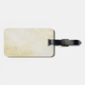 かわいい灰色猫およびドーナツ ラゲッジタグ (裏面横)