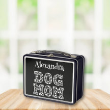 かわいい点々のある犬の母のグラフィックスタイポグラフィと名前