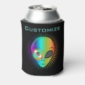 かわいい点滅エイリアンヘッドThunder_Cove 缶クーラー (缶裏面)