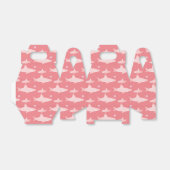 かわいい無地のサメ（ピンク） |赤ちゃんシャワー フェイバーボックス (折り畳みなし)