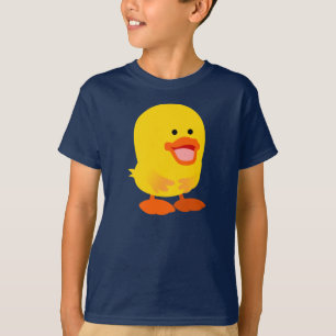 かわいい無垢の子どもアヒルTシャツ Tシャツ