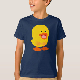 かわいい無垢の子どもアヒルTシャツ Tシャツ