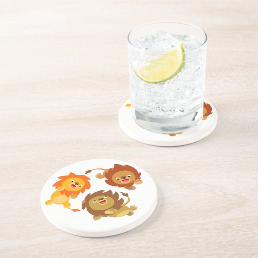 かわいい無重力漫画ライオンズコースター コースター (側面)