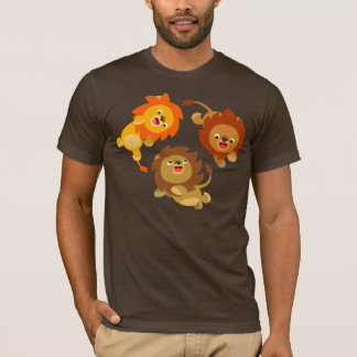 かわいい無重力漫画ライオンズTシャツ Tシャツ