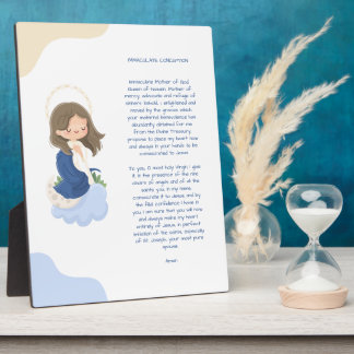 かわいい無量着想祈りの言葉 フォトプラーク