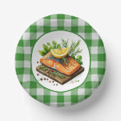 かわいい焼き魚のパーティー ペーパーボウル (正面)