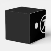 かわいい熊くま顔文字日本の文字アート フェイバーボックス (裏面サイド)