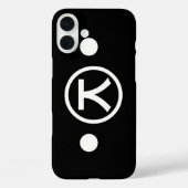 かわいい熊くま顔文字日本の文字アート Case-Mate iPhoneケース (裏面)