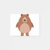 かわいい熊 ポストイット (正面)