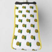 かわいい熱帯夏はパターンパイナップル実を結びます ゴルフヘッドカバー (回転90)