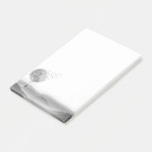 かわいい熱気の気球のタンポポの種の吹くこと ポストイット (アングル)